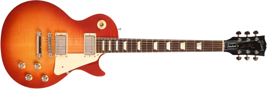 Gibson Les Paul Standard 60s Figured Original 2h Ht Rw - Tomato Soup Burst - Single-Cut-E-Gitarre - Main picture
