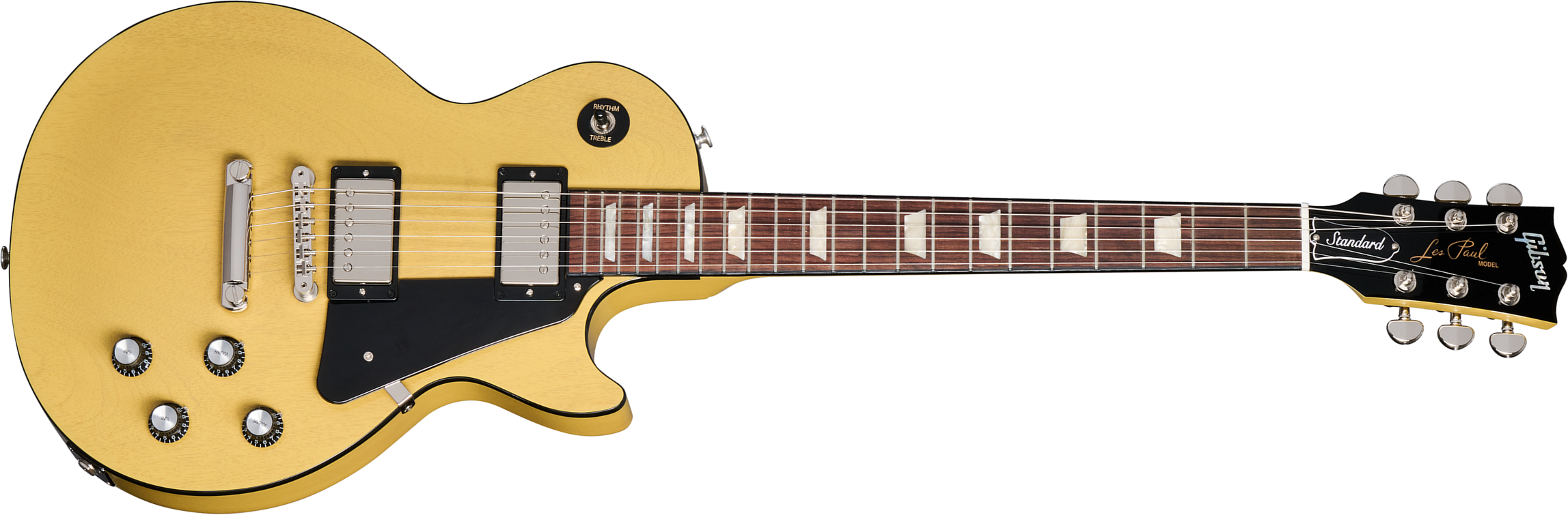 Gibson Les Paul Standard 60s Mahogany Top 2h Ht Rw - Tv Yellow - Single-Cut-E-Gitarre - Main picture
