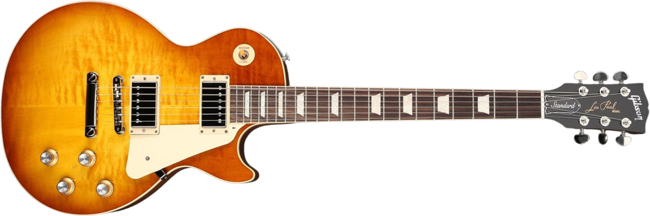 Gibson Les Paul Standard 60s Original 2h Ht Rw - Honey Lemon Burst - Single-Cut-E-Gitarre - Main picture