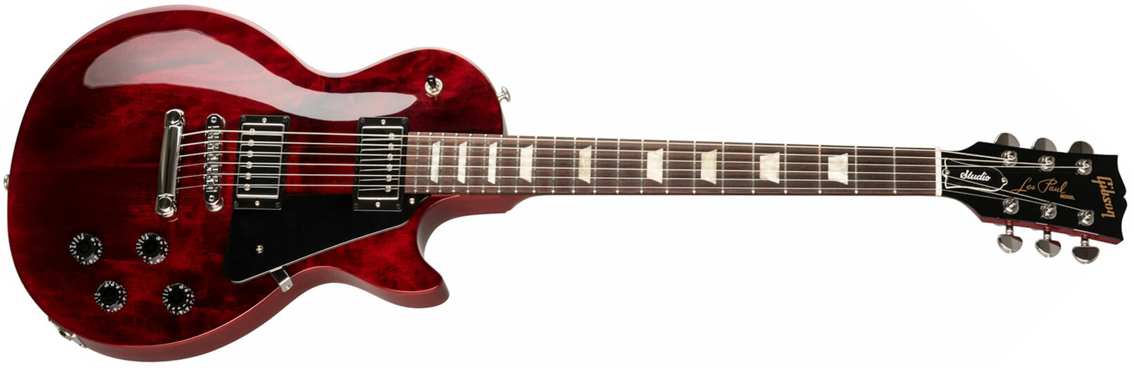 Gibson Les Paul Studio Modern 2019 2h Ht Rw - Wine Red - Single-Cut-E-Gitarre - Main picture