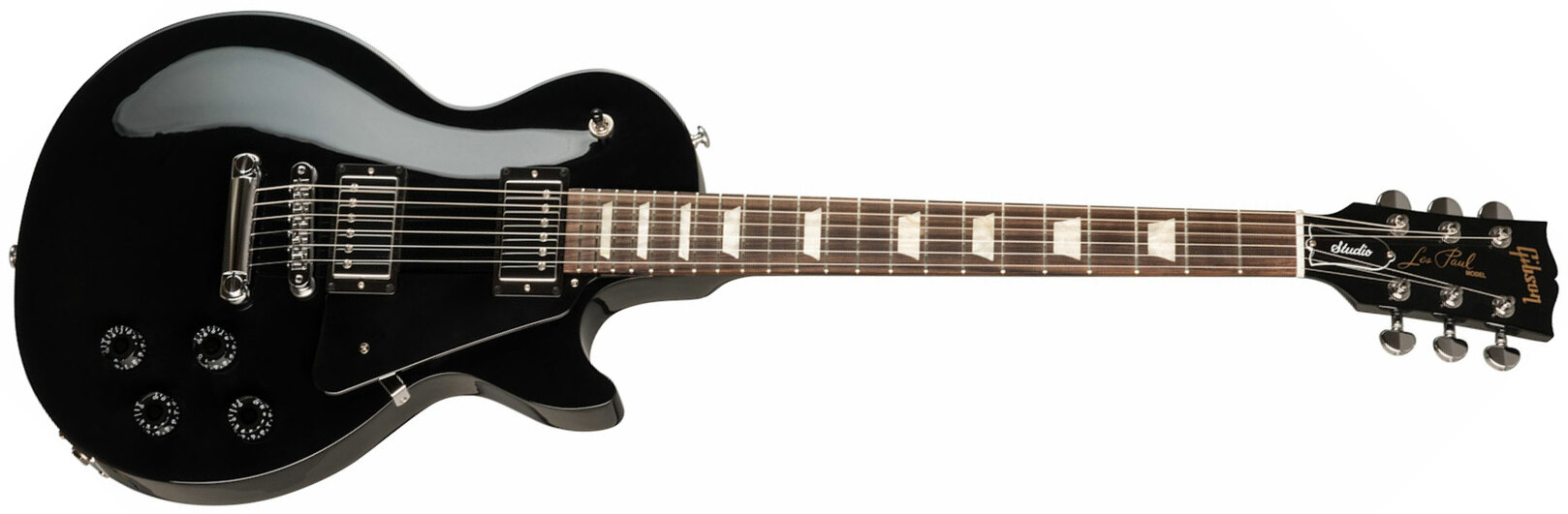 Gibson Les Paul Studio Modern 2019 2h Ht Rw - Ebony - Single-Cut-E-Gitarre - Main picture