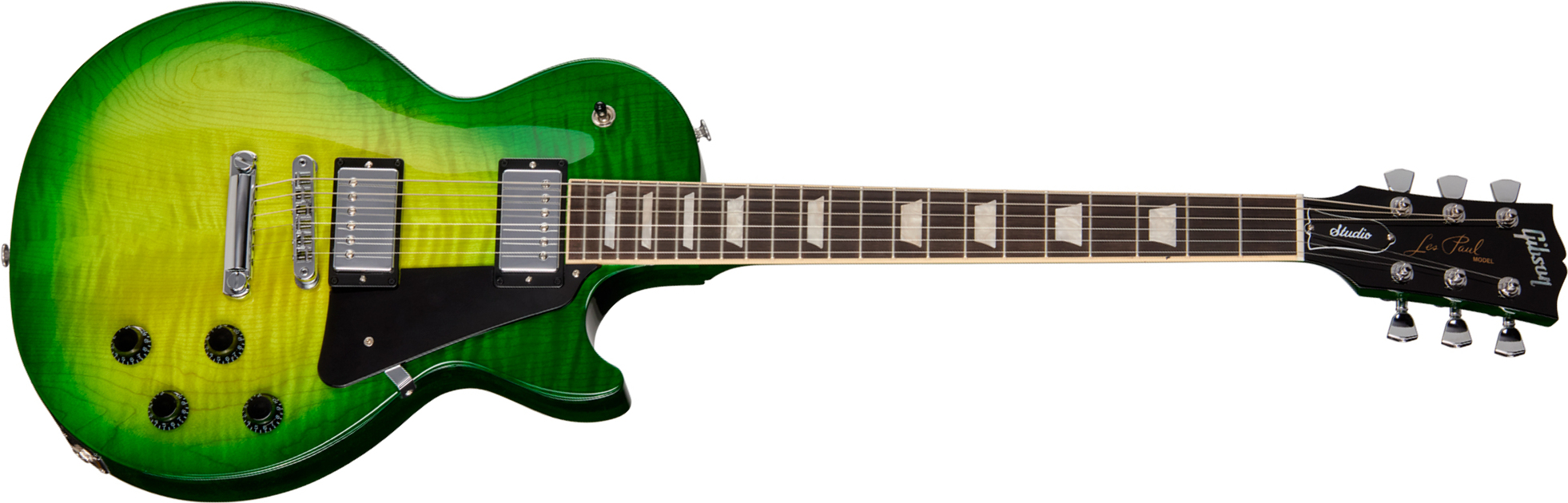 Gibson Les Paul Studio Session Modern 2h Ht Rw - Iguana Burst - Single-Cut-E-Gitarre - Main picture