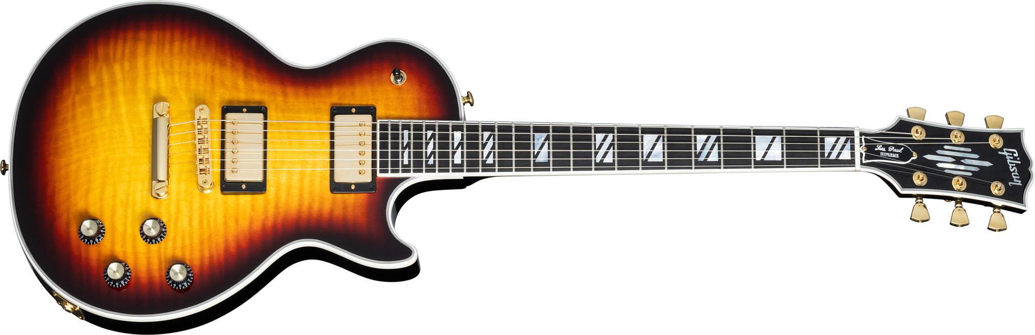 Gibson Les Paul Supreme 2023 2h Ht Eb - Fireburst - Single-Cut-E-Gitarre - Main picture