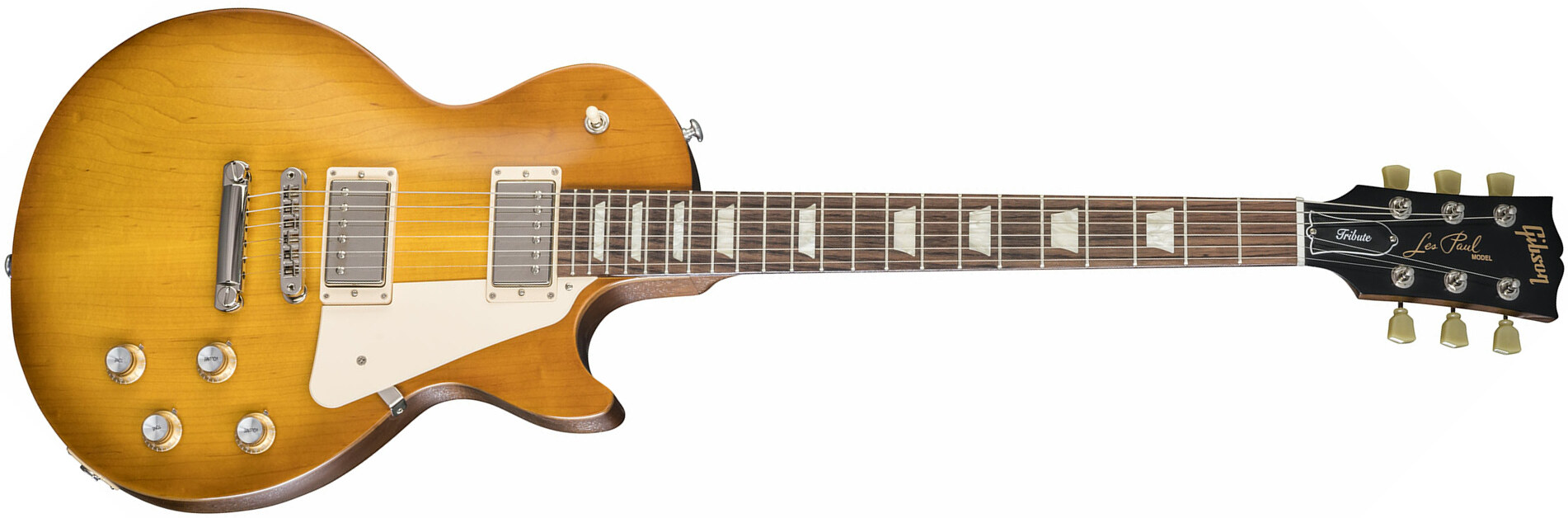 Gibson Les Paul Tribute 2018 - Satin Faded Honeyburst - Single-Cut-E-Gitarre - Main picture
