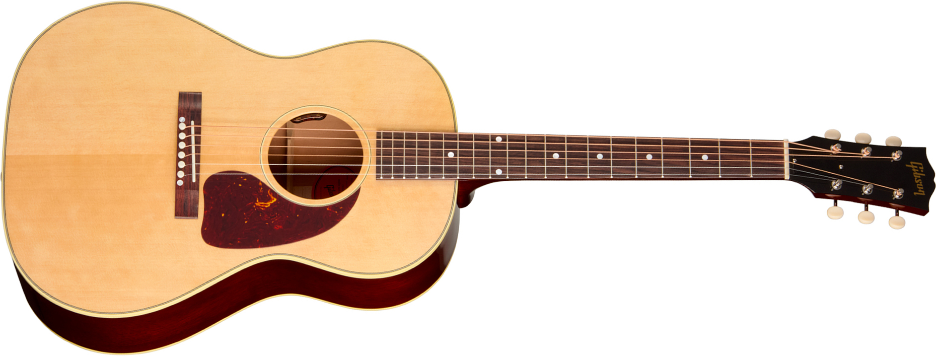 Gibson Lg2 50s Original (baggs Hifi Dna) Concert Epicea Acajou Rw - Antique Natural - Folk-Gitarre - Main picture