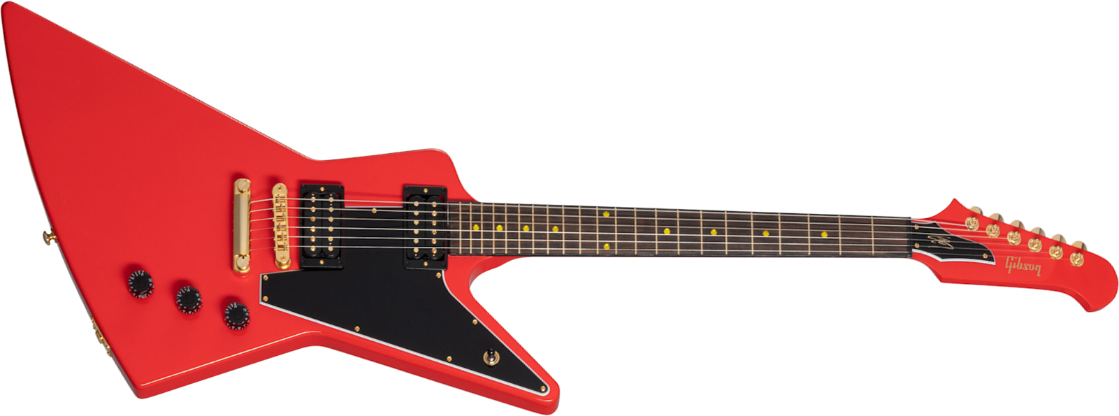 Gibson Lzzy Hale Explorerbird Signature 2h Ht Rw - Cardinal Red - E-Gitarre aus Metall - Main picture