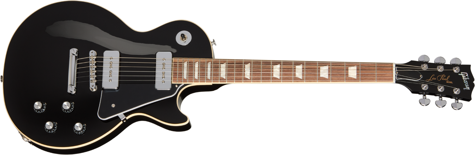 Gibson Noel Gallagher Les Paul Standard Signature 2h Ht Rw - Ebony - Signature-E-Gitarre - Main picture