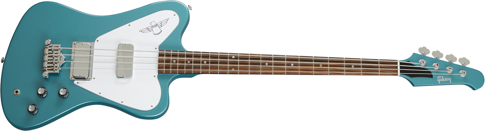 Gibson Non-reverse Thunderbird Modern Rw - Faded Pelham Blue - Solidbody E-bass - Main picture