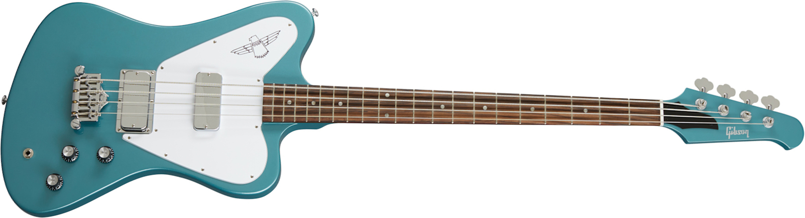 Gibson Non-Reverse Thunderbird - faded pelham blue Solidbody e-bass