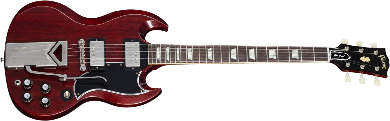Gibson Sg Les Paul 1961 60th Ann. 2h Trem Rw - Vos Cherry Red - Double Cut E-Gitarre - Main picture
