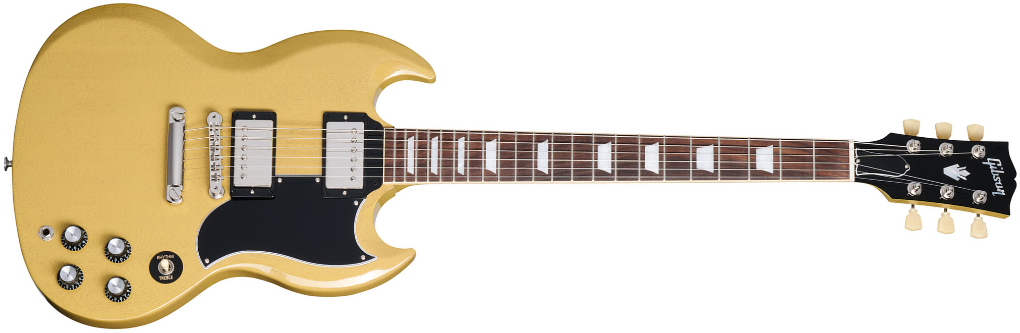Gibson Sg Standard 1961 Custom Color 2h Ht Rw - Tv Yellow - Double Cut E-Gitarre - Main picture