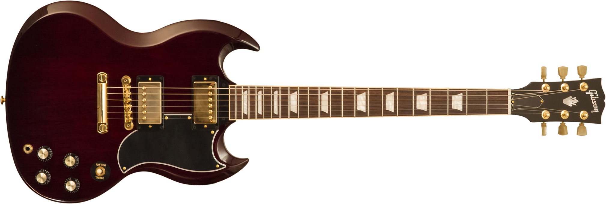Gibson Sg Standard 1961 Gh Original 2h Ht Rw - Aged Cherry - Double Cut E-Gitarre - Main picture