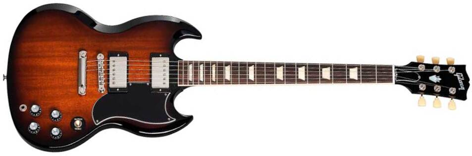 Gibson Sg Standard 1961 Original 2h Ht Rw - Tobacco Sunburst Perimeter - Double Cut E-Gitarre - Main picture