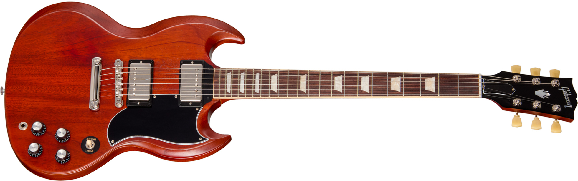 Gibson Sg Standard 1961 Original 2h Ht Rw - Faded Vintage Cherry Satin - Double Cut E-Gitarre - Main picture