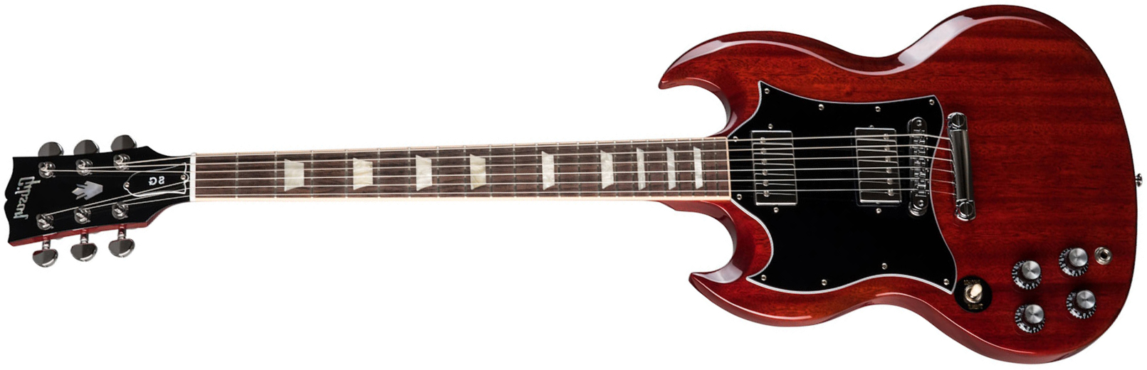 Gibson Sg Standard Lh Gaucher 2h Ht Rw - Heritage Cherry - E-Gitarre für Linkshänder - Main picture