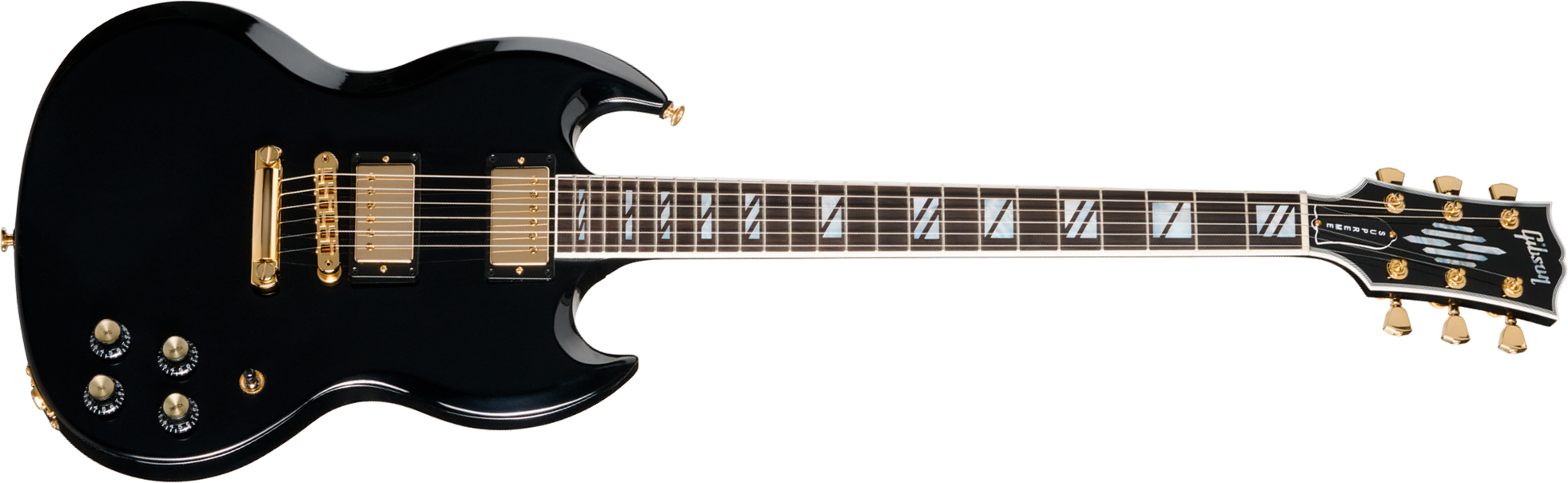 Gibson Sg Supreme Modern 2h Ht Eb - Ebony - Double Cut E-Gitarre - Main picture