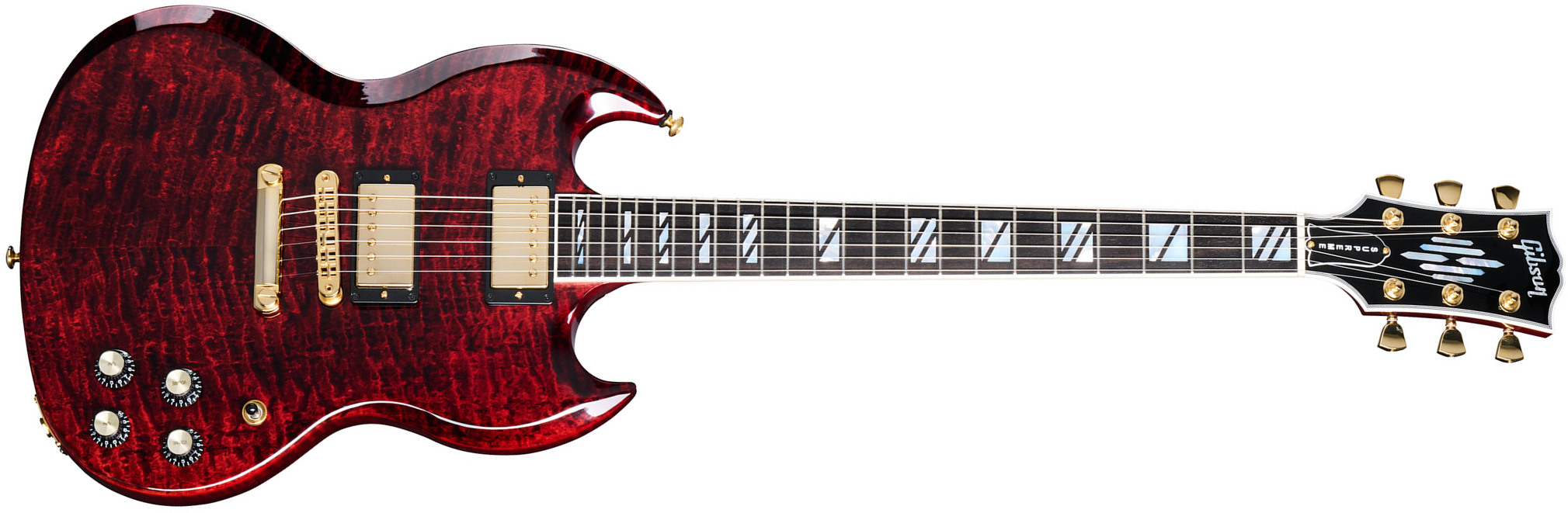 Gibson Sg Supreme Usa 2h Ht Rw - Wine Red - Double Cut E-Gitarre - Main picture