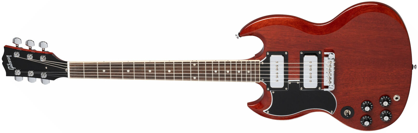 Gibson Sg Tony Iommi Special Lh Gaucher Signature 2p90 Ht Rw - Vintage Cherry - E-Gitarre für Linkshänder - Main picture