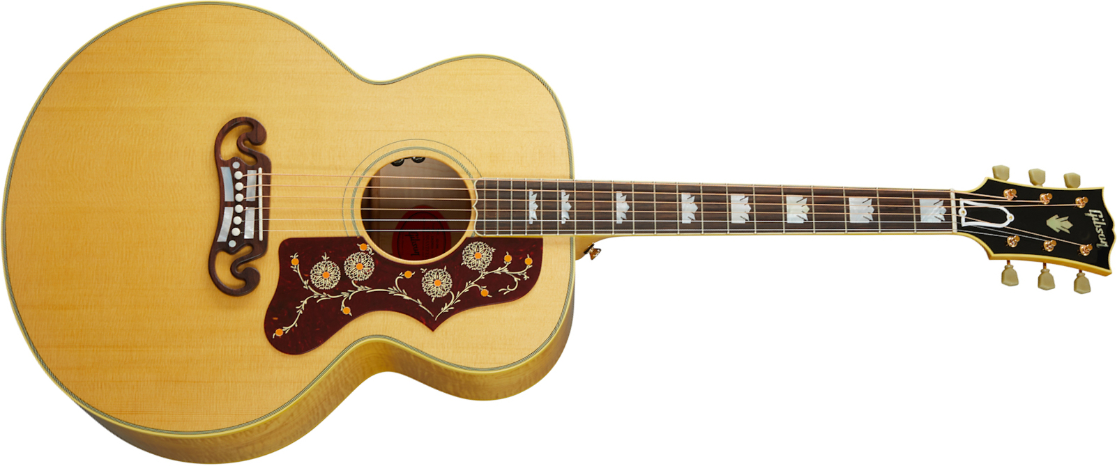 Gibson Sj-200 Original 2020 Super Jumbo Epicea Erable Rw - Antique Natural - Elektroakustische Gitarre - Main picture