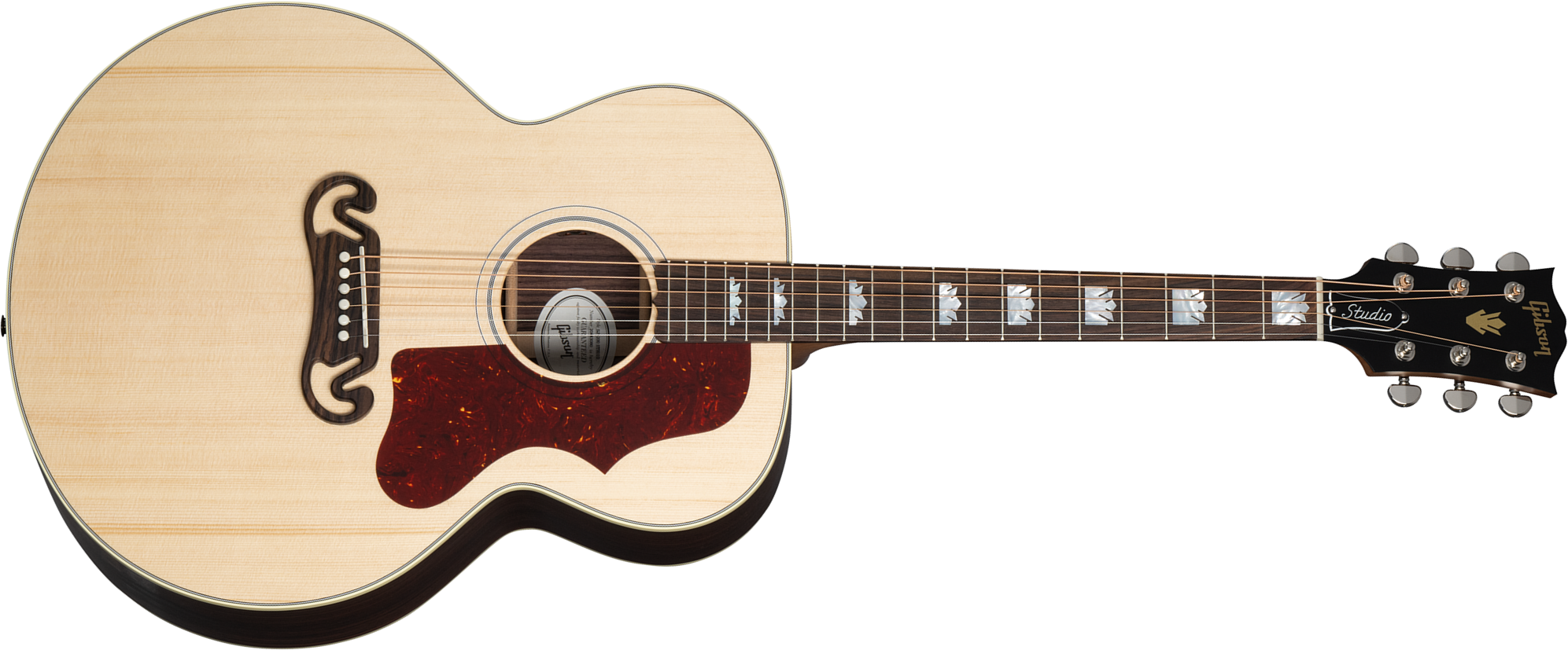 Gibson Sj-200 Studio Rosewood Modern 2024 Jumbo Epicea Palissandre Rw - Satin Natural - Folk-Gitarre - Main picture