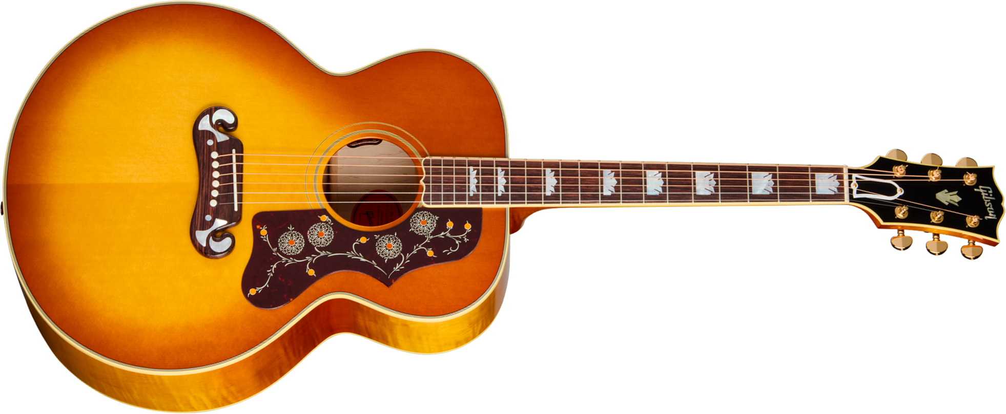 Gibson Sj200 60s Original Jumbo Epicea Erable Rw - Heritage Cherry Sunburst - Folk-Gitarre - Main picture