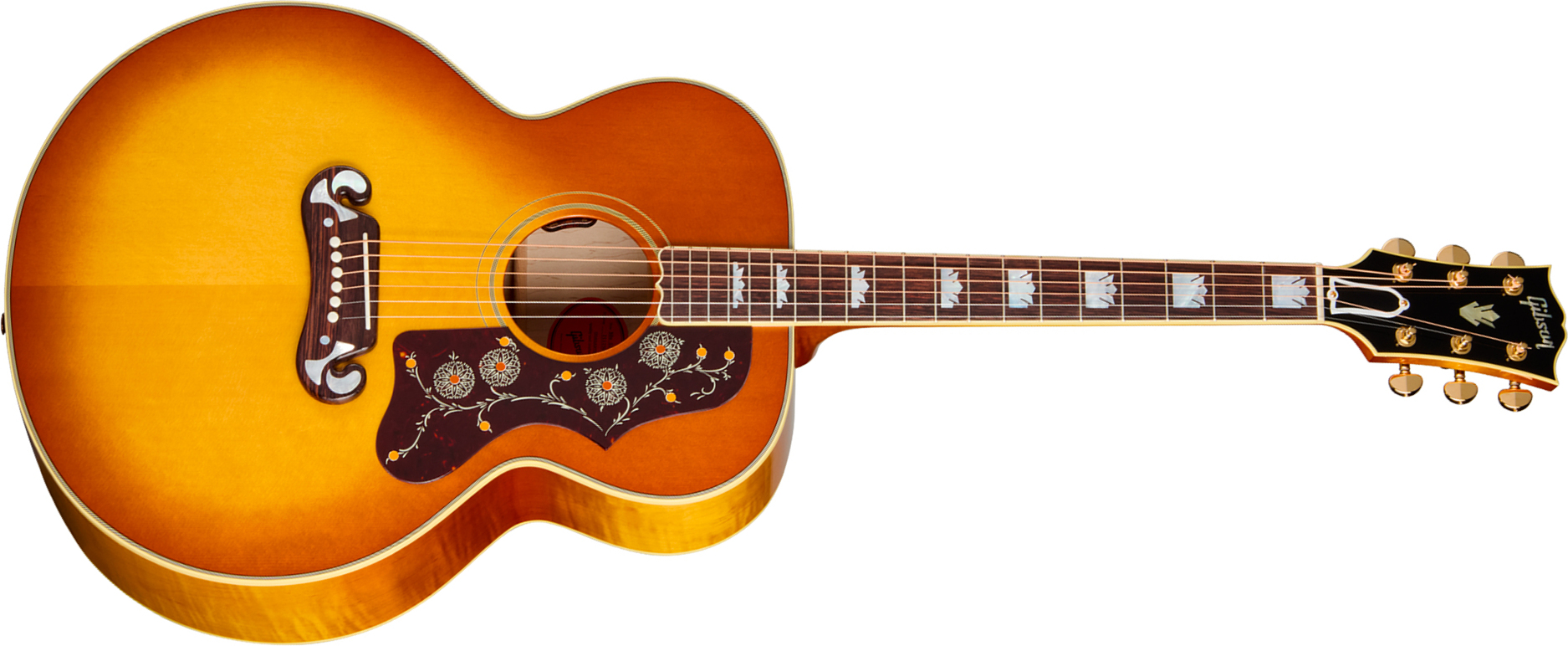 Gibson Sj200 Original (baggs Hifi Dna) Jumbo Epicea Erable Rw - Heritage Cherry Sunburst - Folk-Gitarre - Main picture