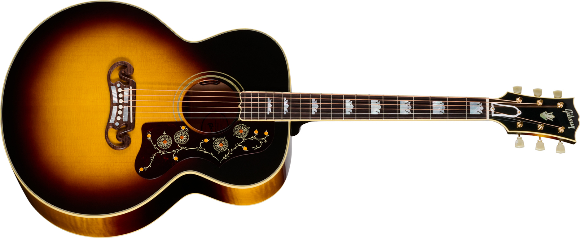 Gibson Sj200 Original (baggs Hifi Dna) Jumbo Epicea Erable Rw - Vintage Sunburst - Folk-Gitarre - Main picture