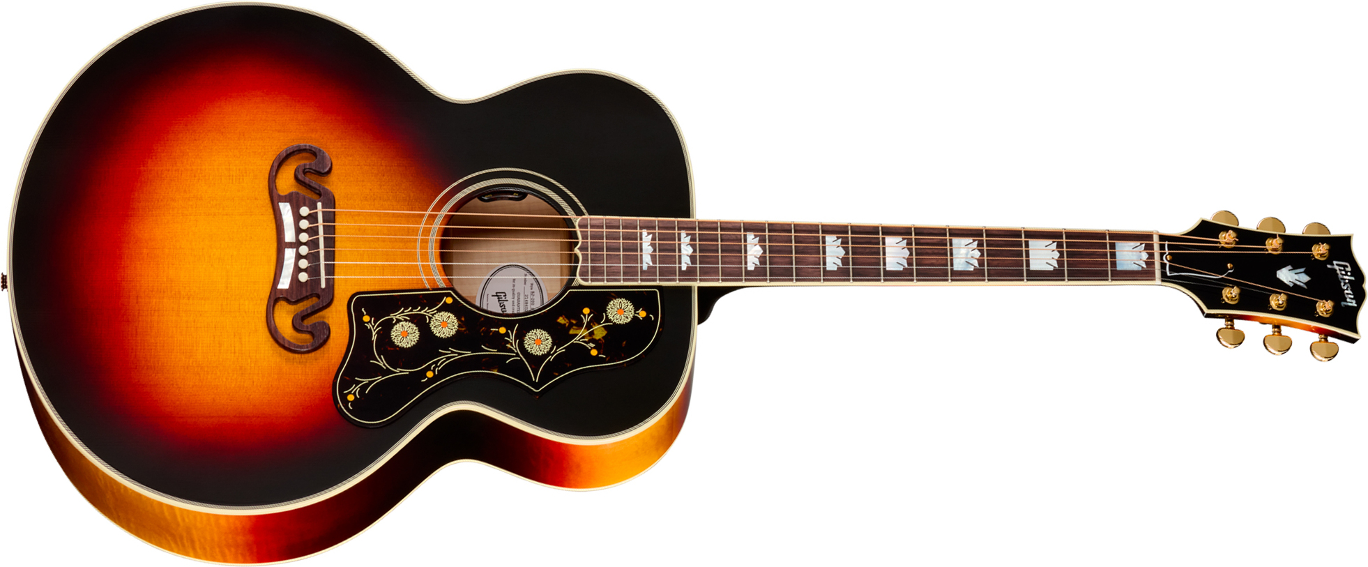 Gibson Sj200 Standard Maple (baggs Hifi Dna) Jumbo Epicea Erable Rw - Tri Burst - Folk-Gitarre - Main picture
