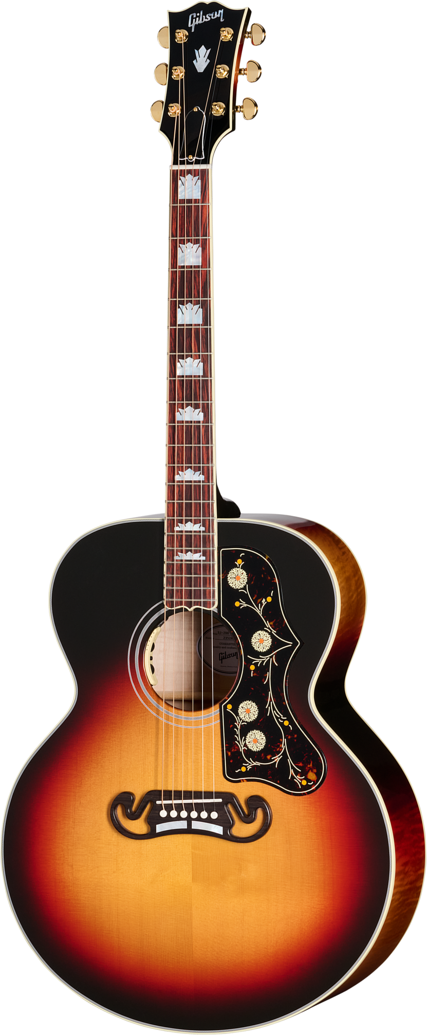 Gibson Sj200 Standard Modern Super Jumbo Epicea Erable Rw - Tri Burst - Folk-Gitarre - Main picture