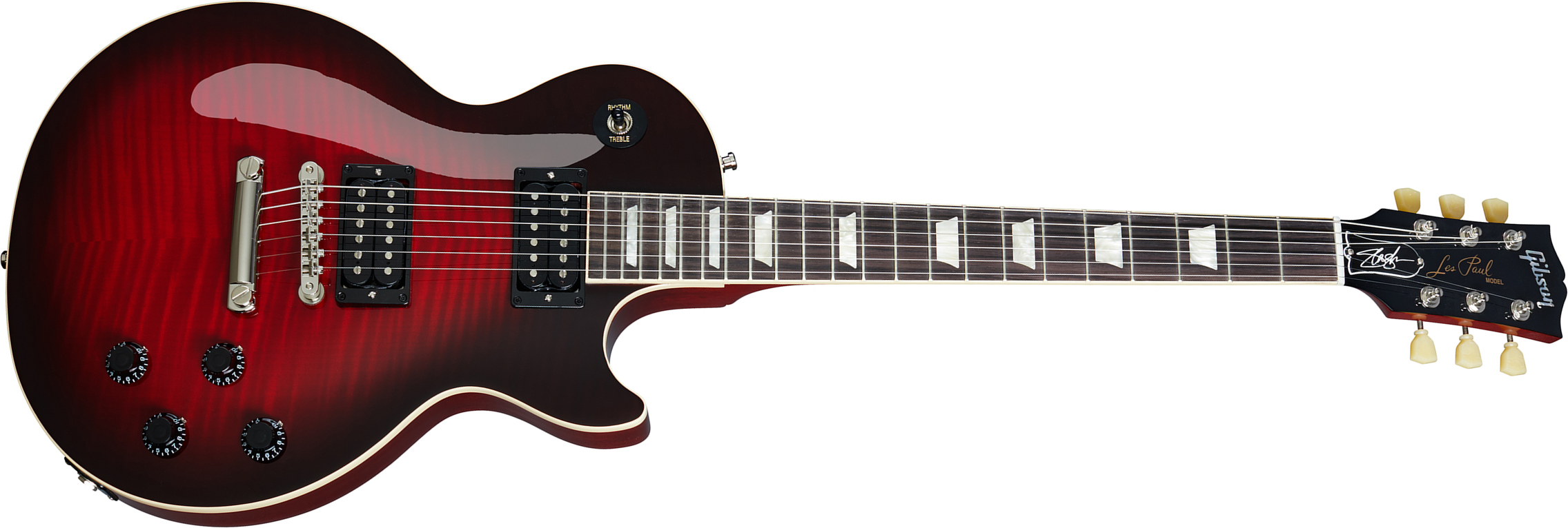 Gibson Slash Les Paul Standard 50's 2020 Original Signature 2h Ht Rw - Vermillion Burst - Single-Cut-E-Gitarre - Main picture