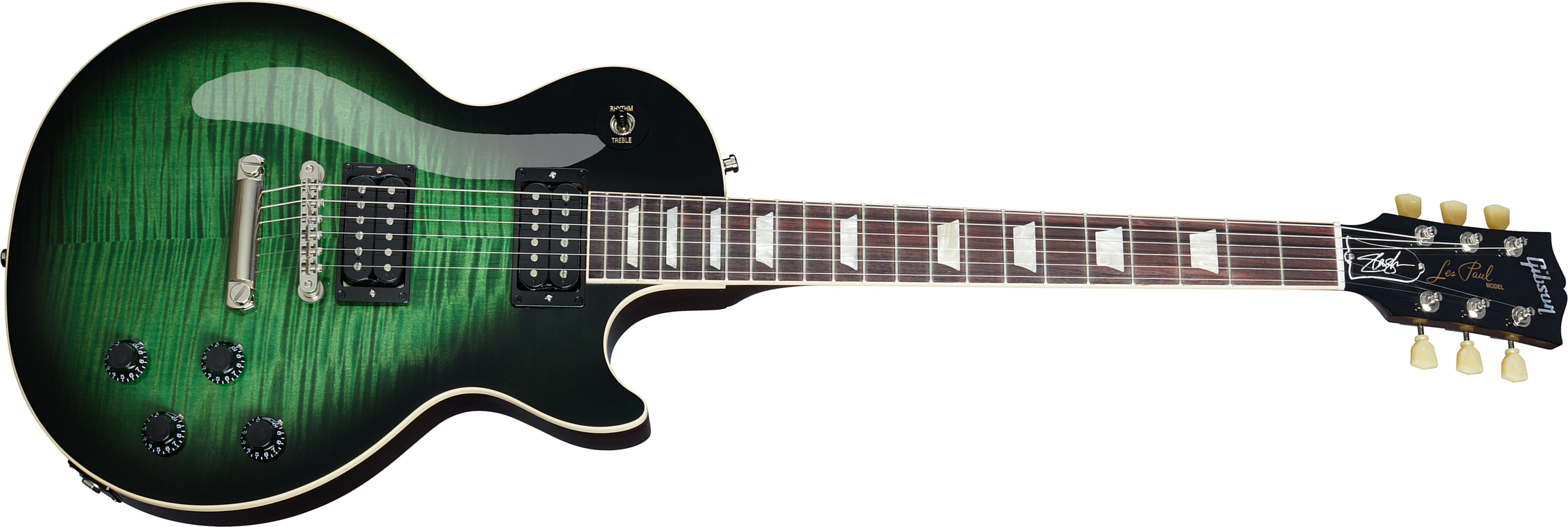 Gibson Slash Les Paul Standard 50's 2020 Original Signature Hh Ht Rw - Anaconda Burst - Single-Cut-E-Gitarre - Main picture