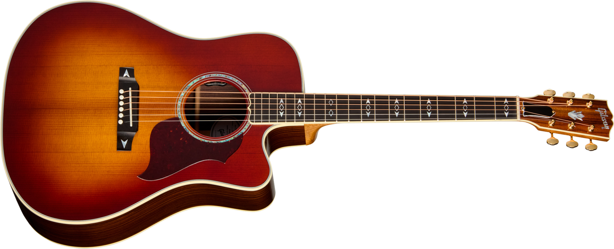 Gibson Songwriter Recording Artist (baggs Hifi Dna) Dreadnought Cw Epicea Palissandre Eb - Rosewood Burst - Folk-Gitarre - Main picture
