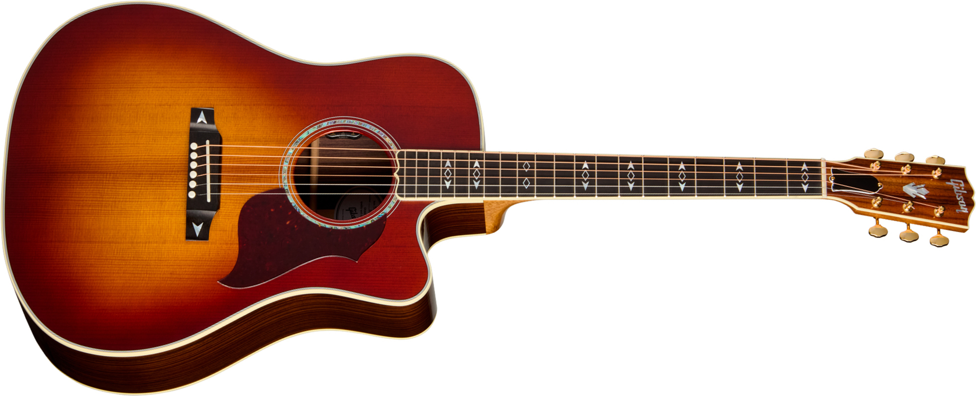 Gibson Songwriter Recording Artist Dreadnought Cw Epicea Palissandre Eb - Rosewood Burst - Folk-Gitarre - Main picture