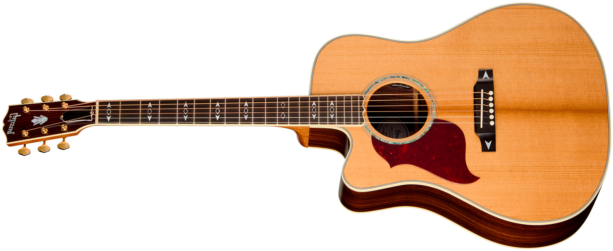 Gibson Songwriter Recording Artist Lh (baggs Hifi Dna) Dreadnought Cw Gaucher Epicea Palissandre Eb - Antique Natural - Folk-Gitarre - Main picture