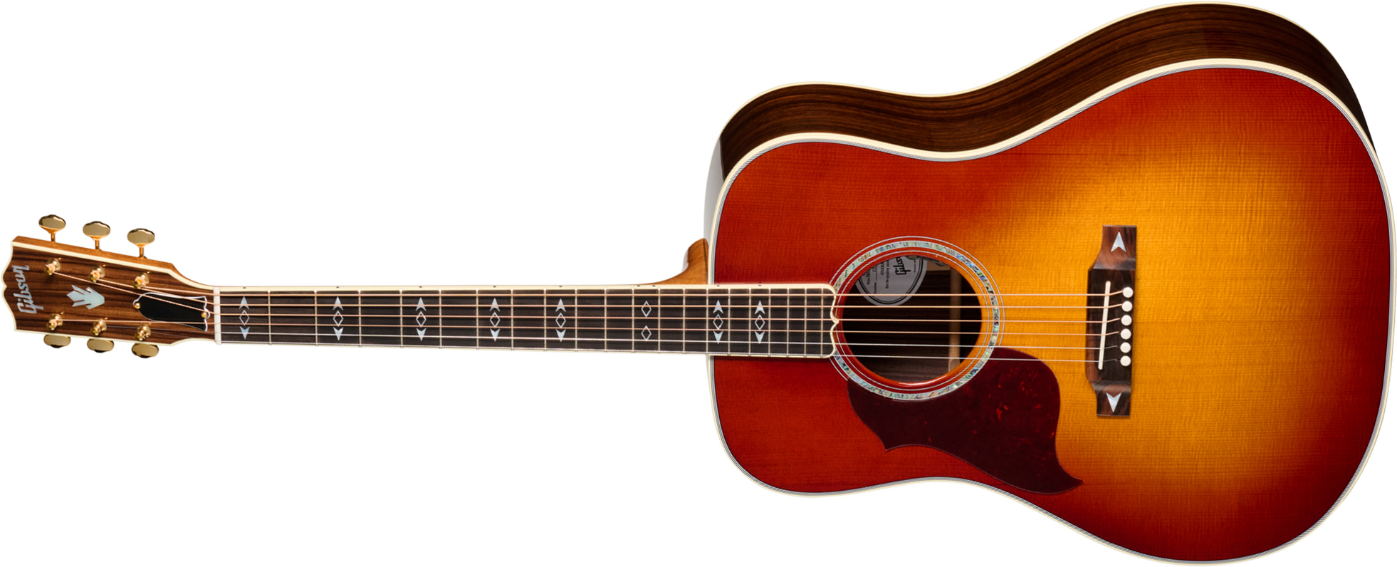 Gibson Songwriter Recording Artist Lh (baggs Hifi Dna) Dreadnought Gaucher Epicea Palissandre Eb - Rosewood Burst - Folk-Gitarre - Main picture