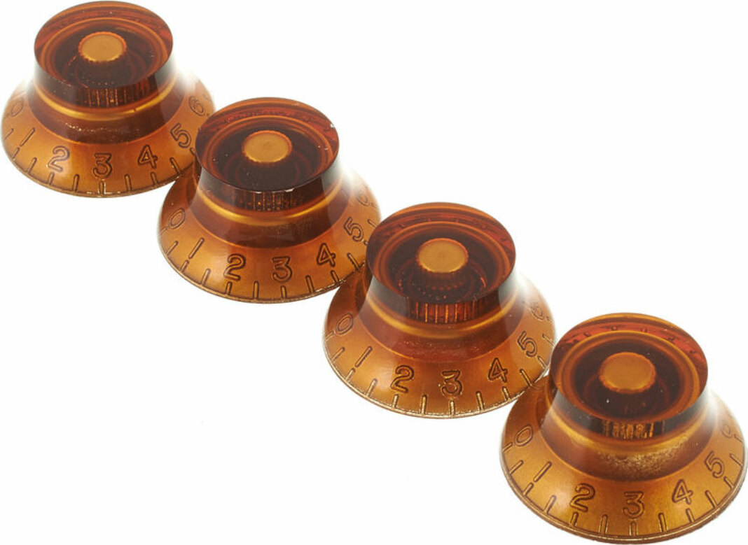 Gibson Top Hat Knobs 4-pack Vintage Amber - Knöpfe - Main picture