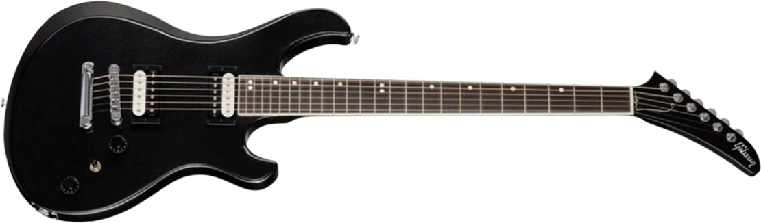 Gibson Victory Baritone Usa 2h Ht Eb - Graphite Metallic - Bariton E-Gitarre - Main picture