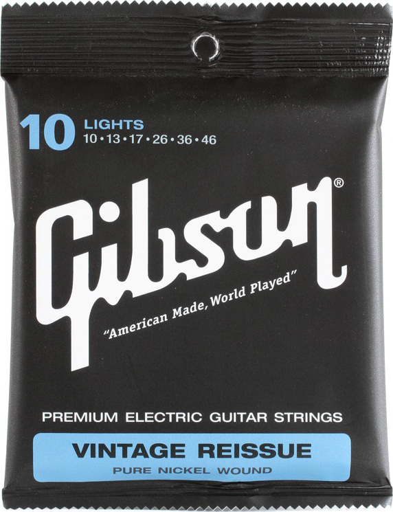 Gibson Jeu De 6 Cordes Vintage Reissue Electric Guitar Seg-vr10 010.046 - E-Gitarren Saiten - Main picture