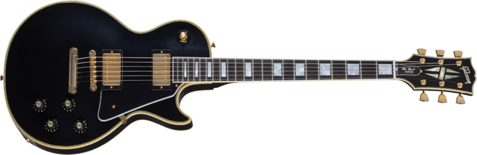 Gibson Custom Shop Murphy Lab 1968 Les Paul Custom Reissue - Ultra light aged ebony