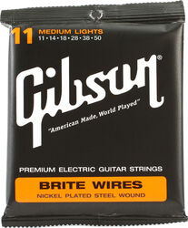 E-gitarren saiten Gibson Electric (6) Brite Wires SEG-700ML 11-50 - Saitensätze 
