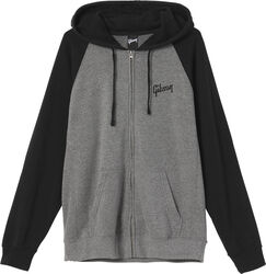 Sweatshirt Gibson Logo Full-Zip Hoodie Small - Grey - S