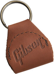 Plektrum halter Gibson Premium Leather Pickholder Keychain - Brown