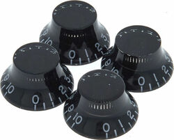 Knöpfe Gibson Top Hat Knobs 4-Pack - Black