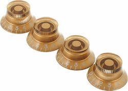 Knöpfe Gibson Top Hat Knobs 4-Pack - Vintage Gold