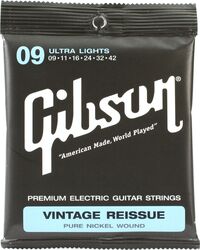 E-gitarren saiten Gibson Vintage Reissue Electric Guitar SEG-VR9 9.42 - Saitensätze 
