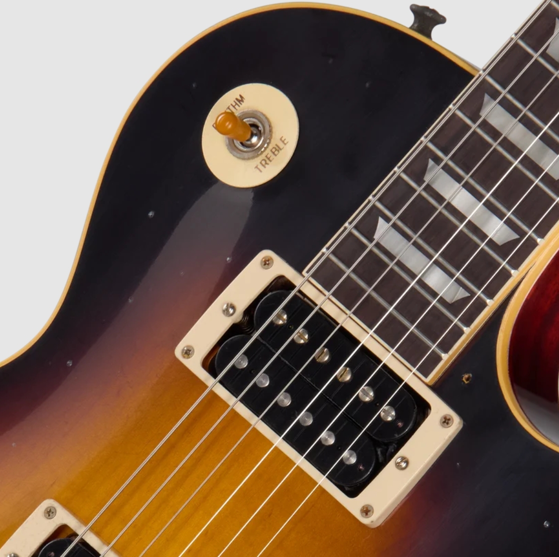 Gibson Custom Les Paul Standard 1958 Light Figured Maple Top Le Ltd 2h Ht Rw - Murphy Lab Heavy Aged Athens Burst - Single-Cut-E-Gitarre - Variation 2