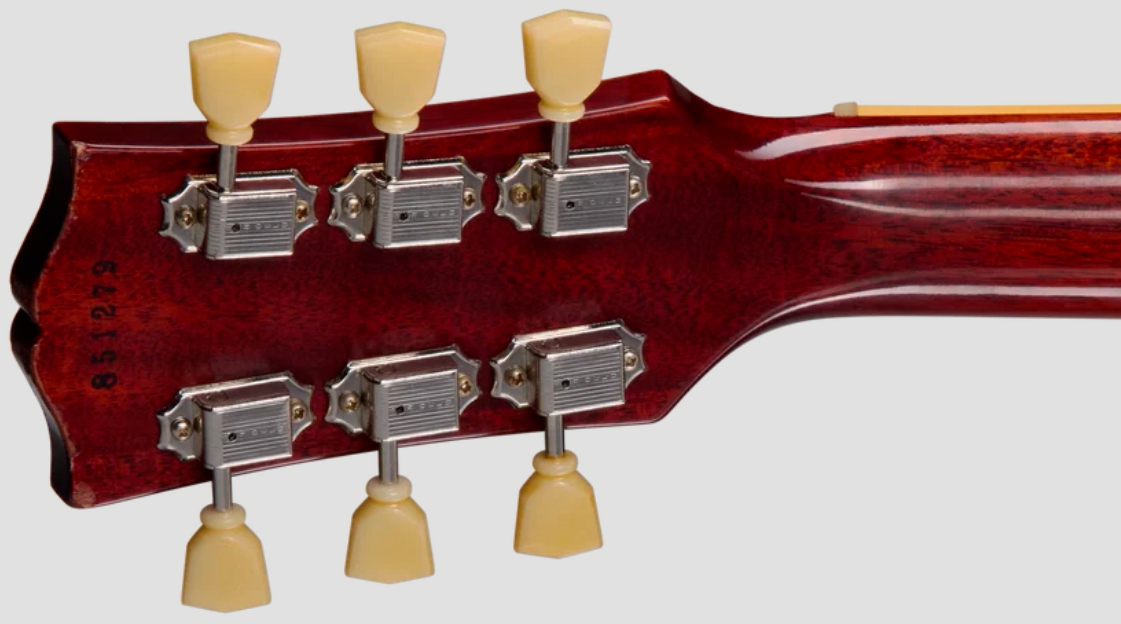 Gibson Custom Les Paul Standard 1958 Light Figured Maple Top Le Ltd 2h Ht Rw - Murphy Lab Heavy Aged Athens Burst - Single-Cut-E-Gitarre - Variation 4