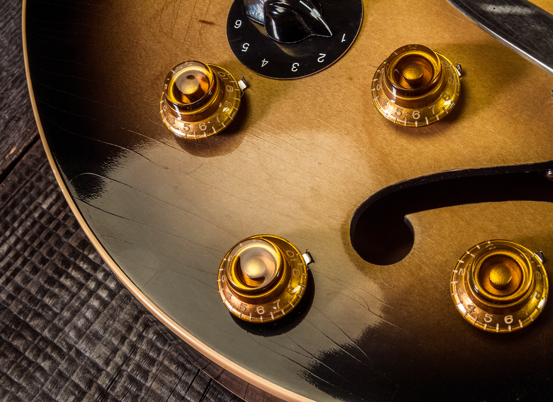 Gibson Custom Shop Bb King Es-335 Live At The Regal 2h Trem Bigsby Rw #bbregal90 - Murphy Lab Aged Argentine Grey - Signature-E-Gitarre - Variation 7