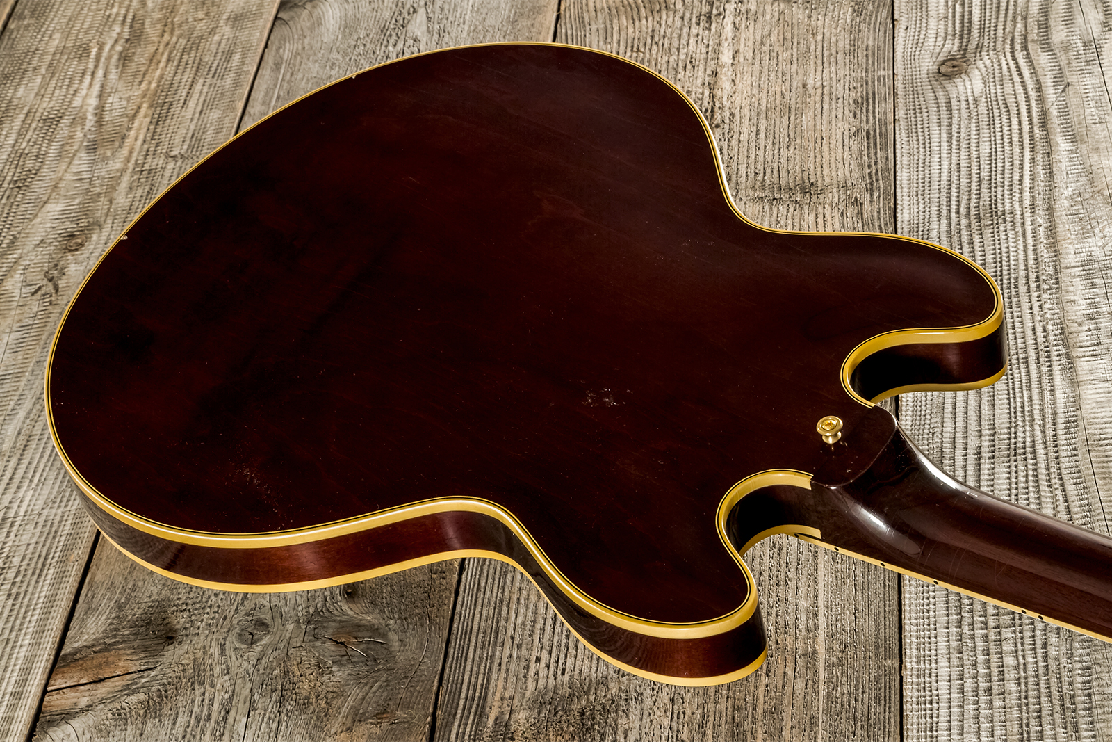 Gibson Custom Shop Bb King Es355 1974 Rumble In The Jungle 2h Trem Eb #bbes33505 - Murphy Lab Light Aged Walnut - Semi-Hollow E-Gitarre - Variation 16
