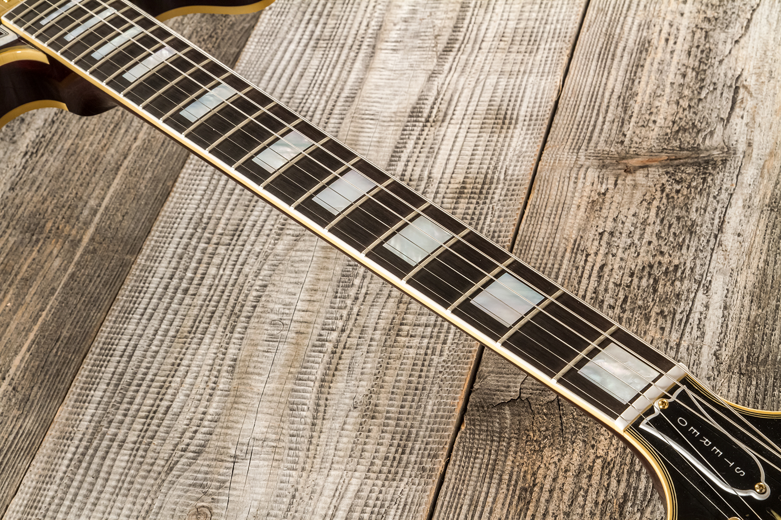 Gibson Custom Shop Bb King Es355 1974 Rumble In The Jungle 2h Trem Eb #bbes33523 - Murphy Lab Light Aged Walnut - Semi-Hollow E-Gitarre - Variation 6